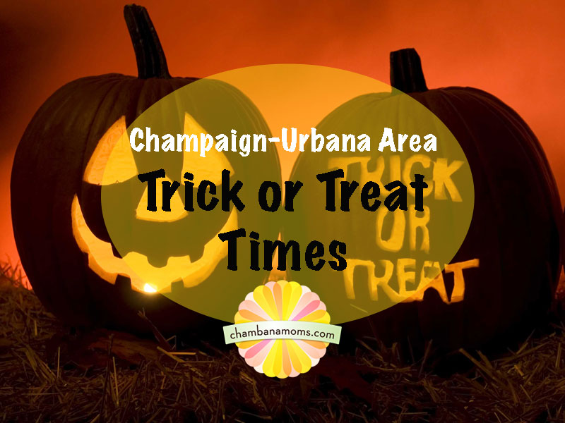 Champaign Urbana Metro Area Trick Or Treat Hours Sponsored