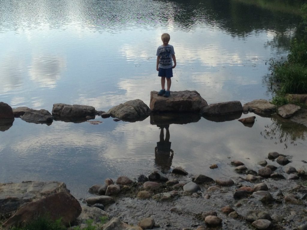 Kids love playing at the Homer Lake Natural Playscape just minutes from Champaign-Urbana on Chambanamoms.com