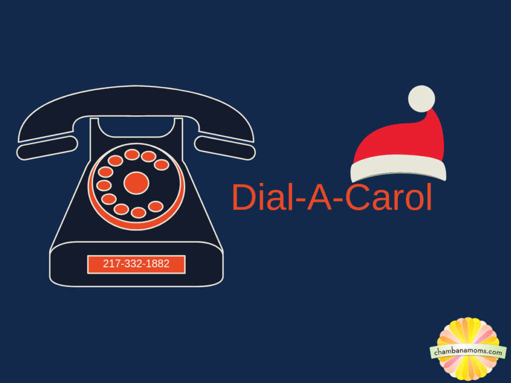 Dial-A-Carol University of Illinois studenti cantano Canti natalizi