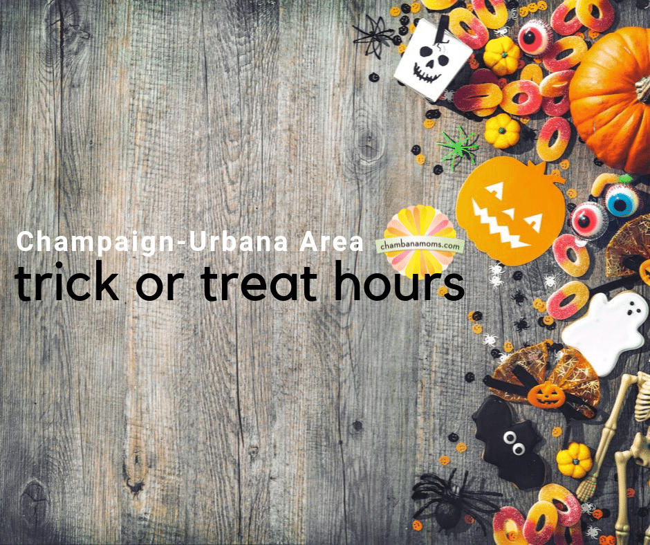 ChampaignUrbana Area Trick or Treat Hours