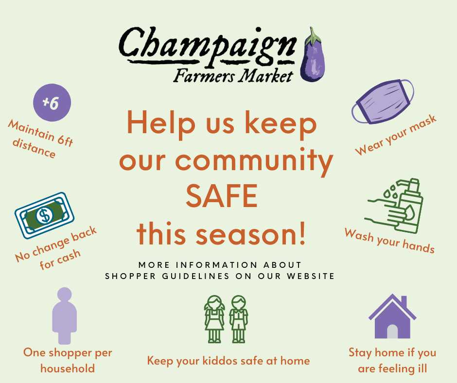 Champaign Agricultors Market safe season