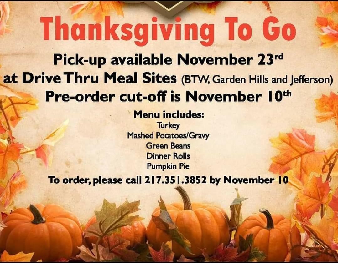 Champaign Unit 4 Offering Free 'Thanksgiving To Go' Meal